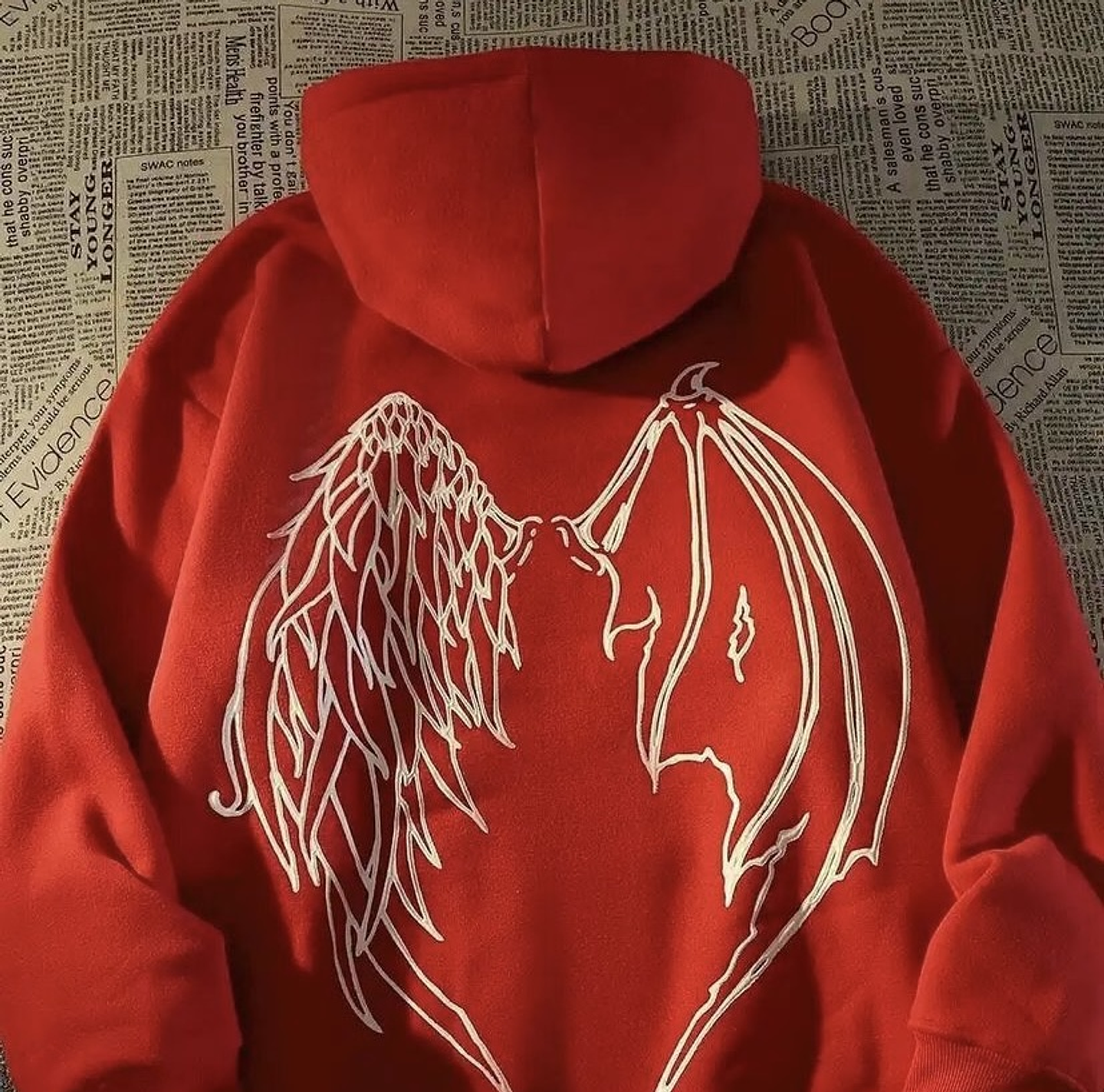 Poleron alas caídas aesthetic y2k 2