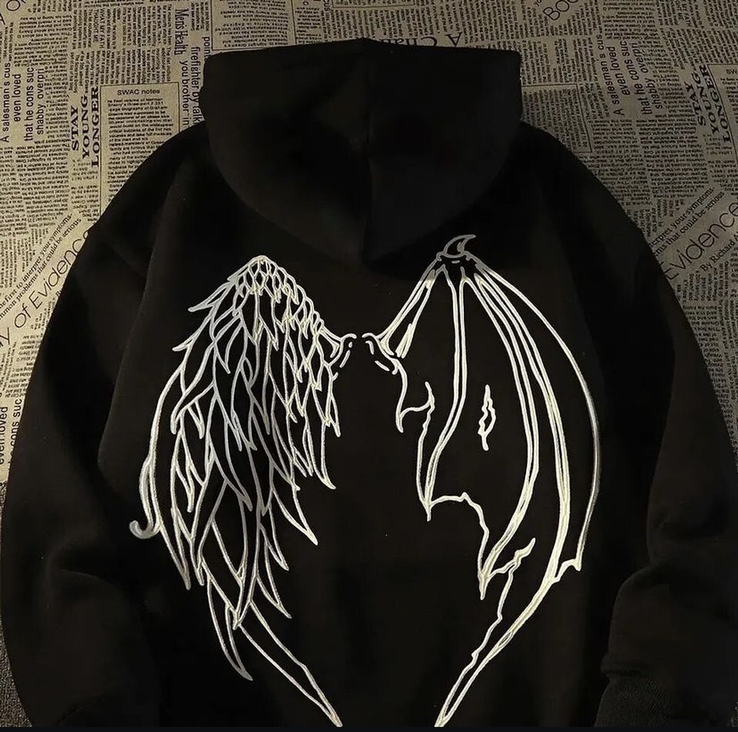 Poleron alas caídas aesthetic y2k 3