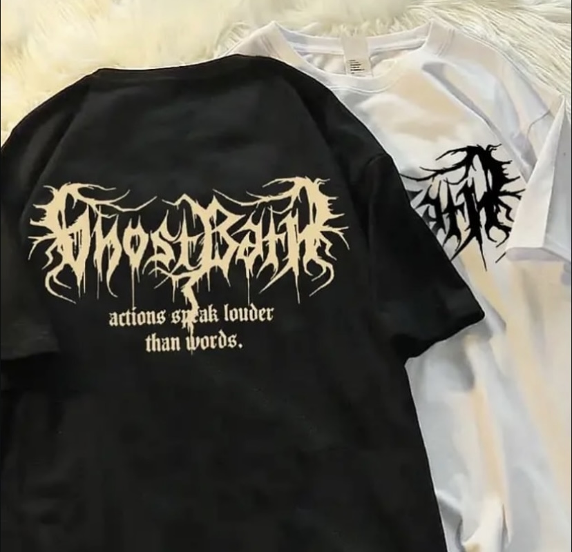 Polera “actions speak lowder than words” 2