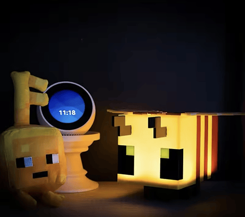 Lámpara abejita minecraft