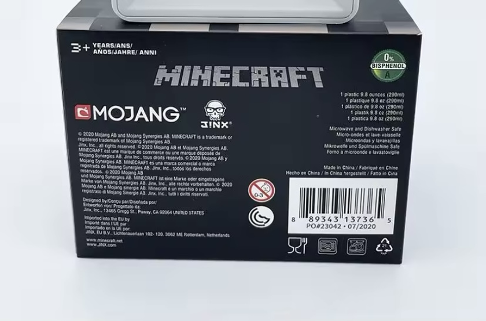 Tazas minecraft  4