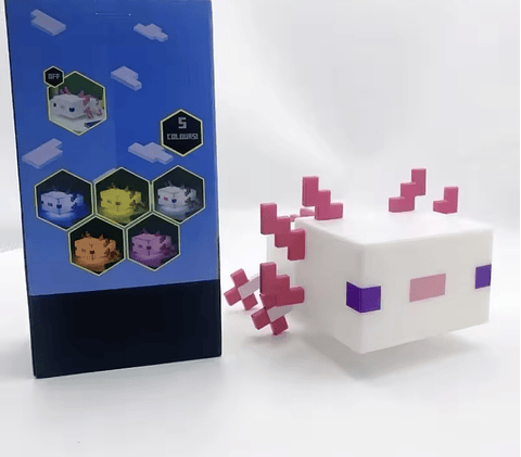 Lámpara ajolote minecraft 