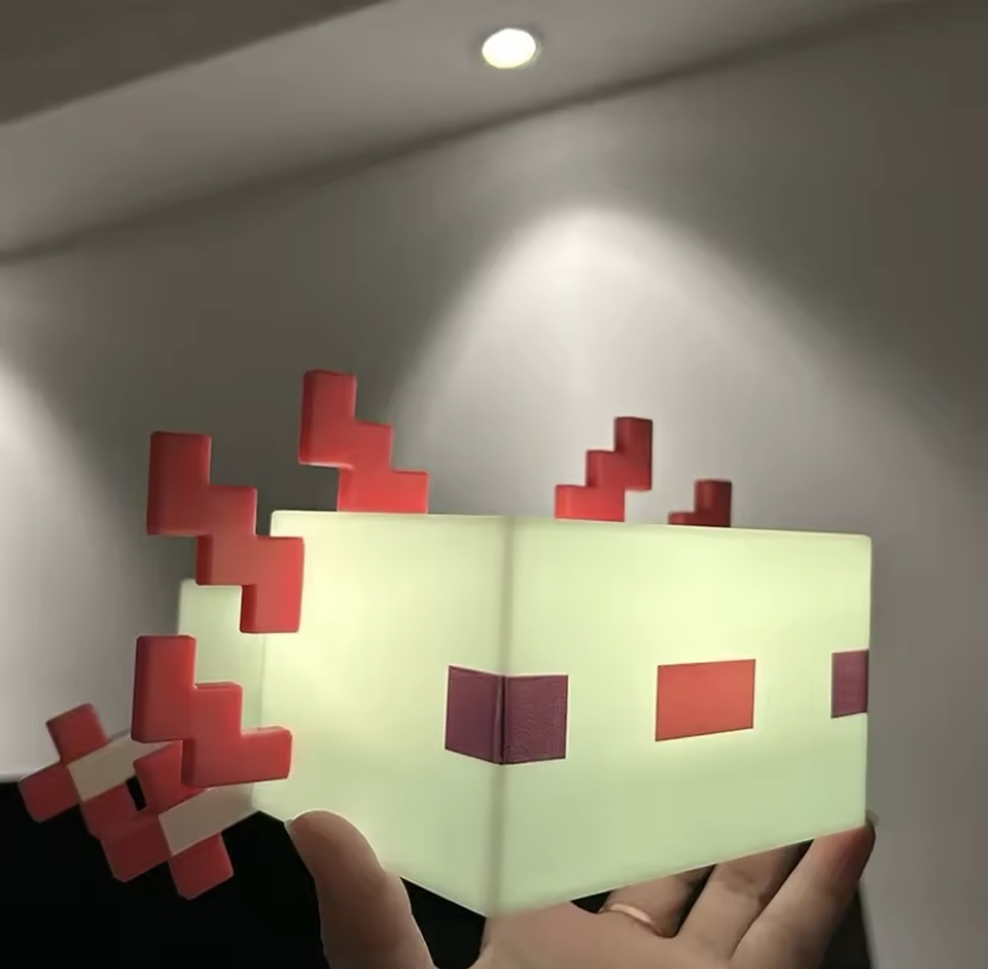 Lámpara ajolote minecraft  3