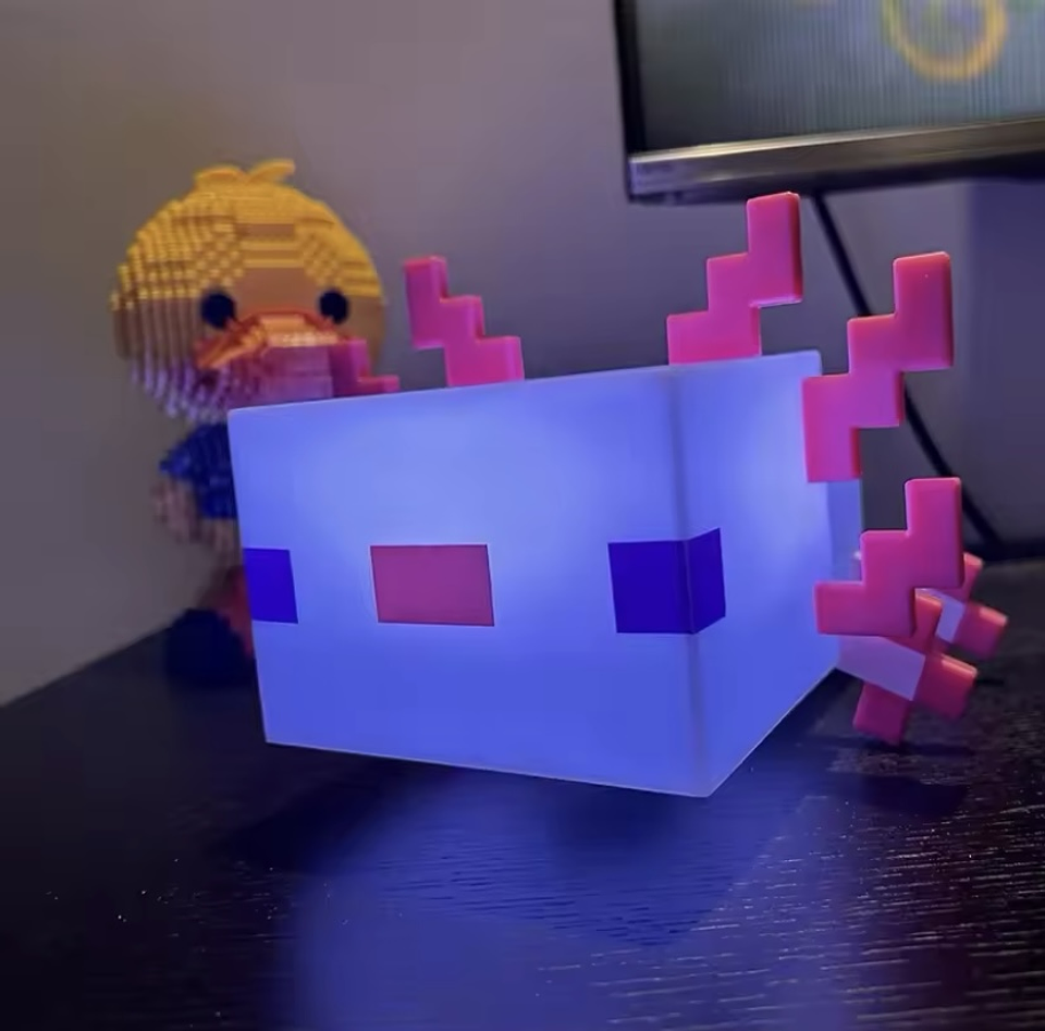 Lámpara ajolote minecraft  4