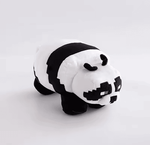 Peluche panda - Minecraft 