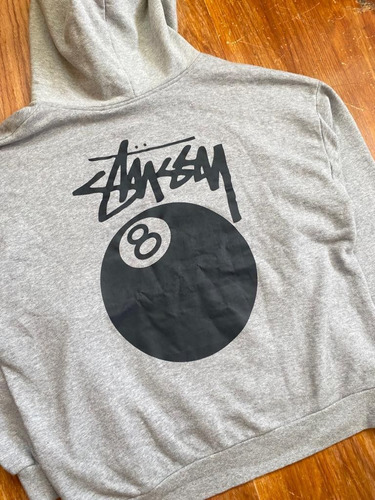 Poleron Stussy Ball 8 Aesthetic Y2k Harajuku 7