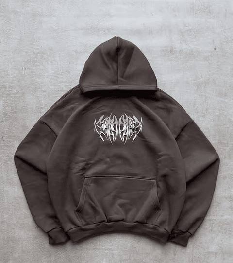 Poleron y2k de algodón con interior de polar 