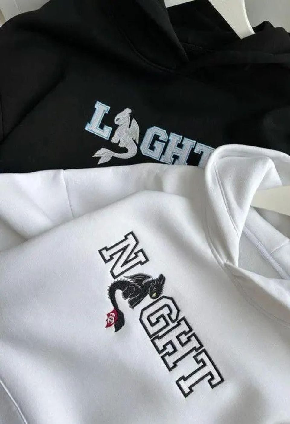 Pack Polerones Pareja Bordado Personalizado 1