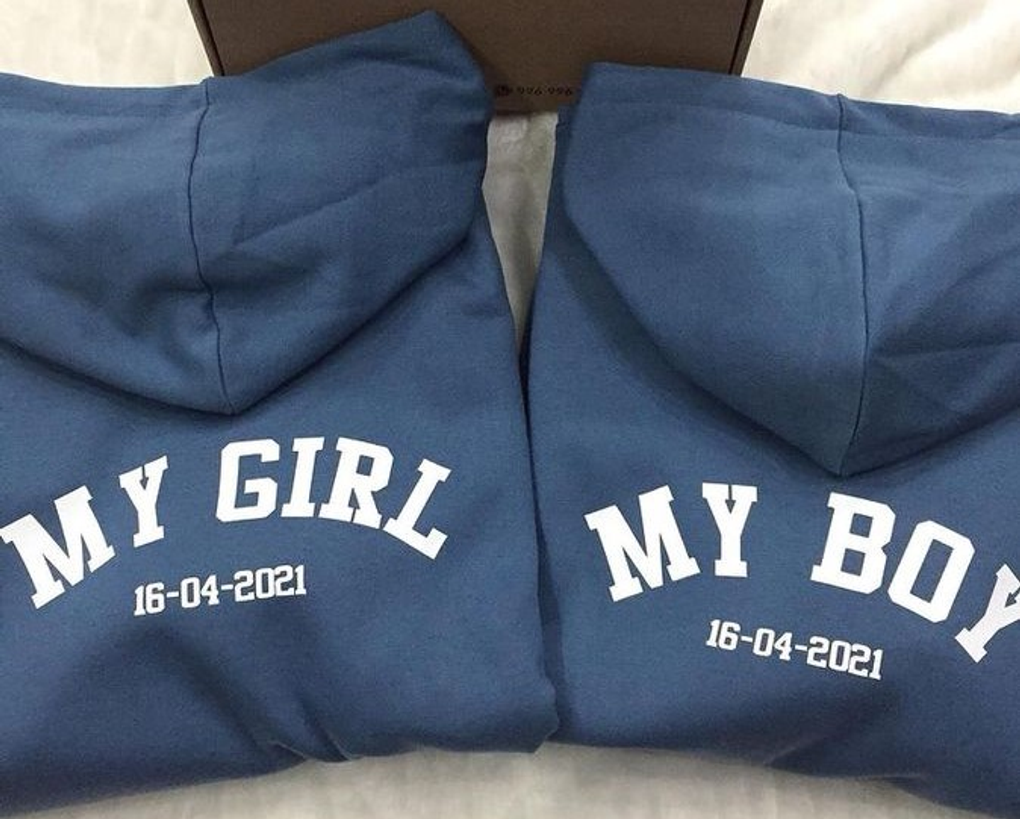 Pack Polerones Pareja Estampado Personalizado 1