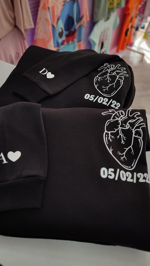 Pack Polerones Pareja Estampado Personalizado