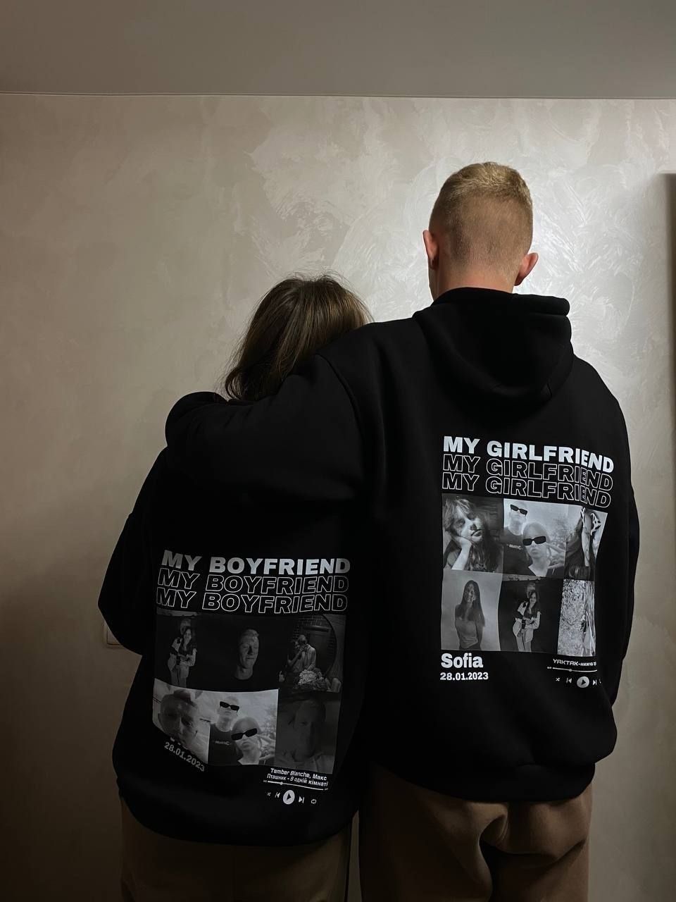 Pack Polerones Pareja Estampado Personalizado 1