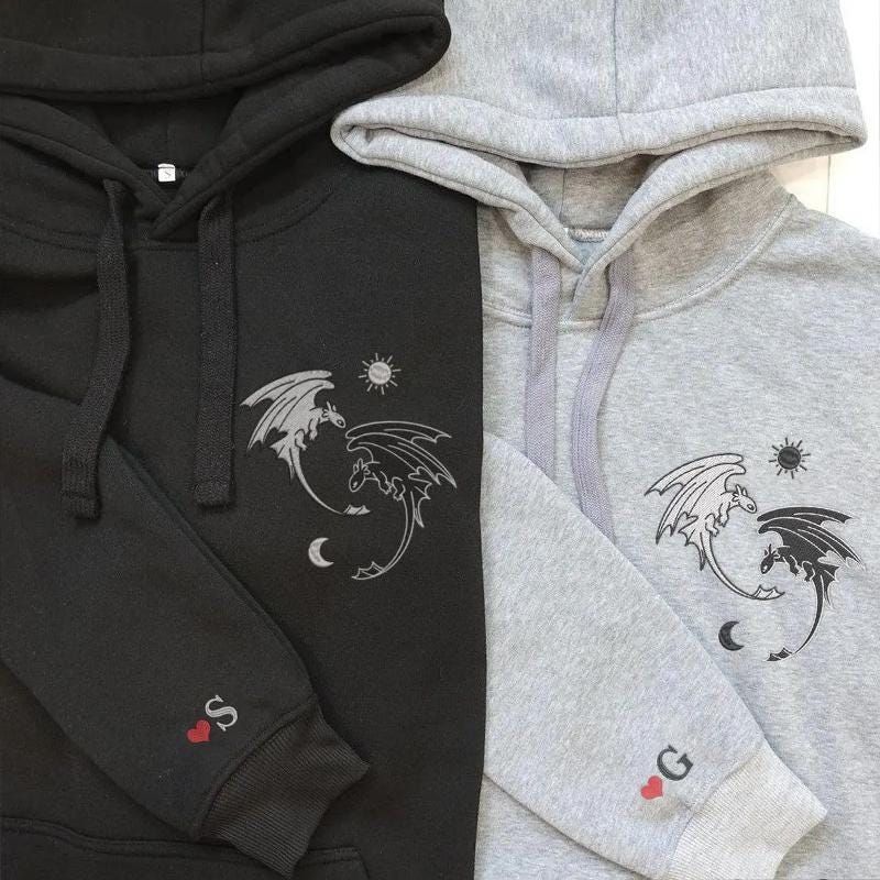 Pack Polerones Pareja Estampado Personalizado 1