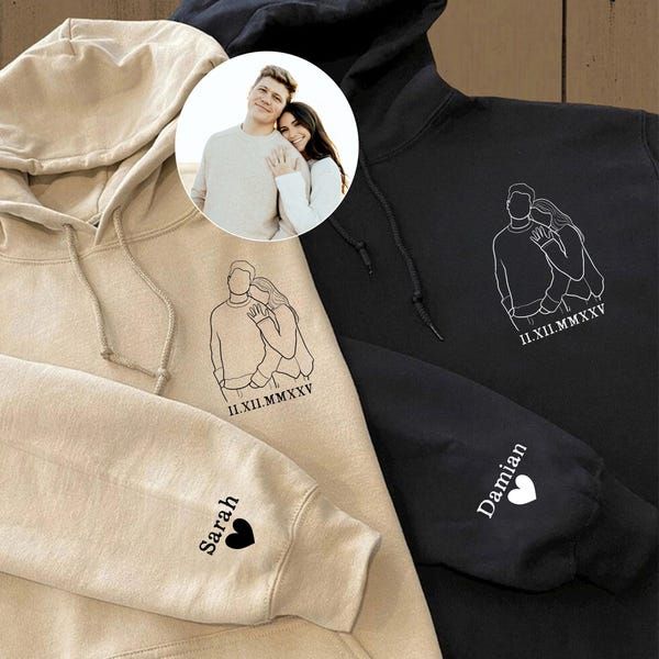 Pack Polerones Pareja Estampado Personalizado 1