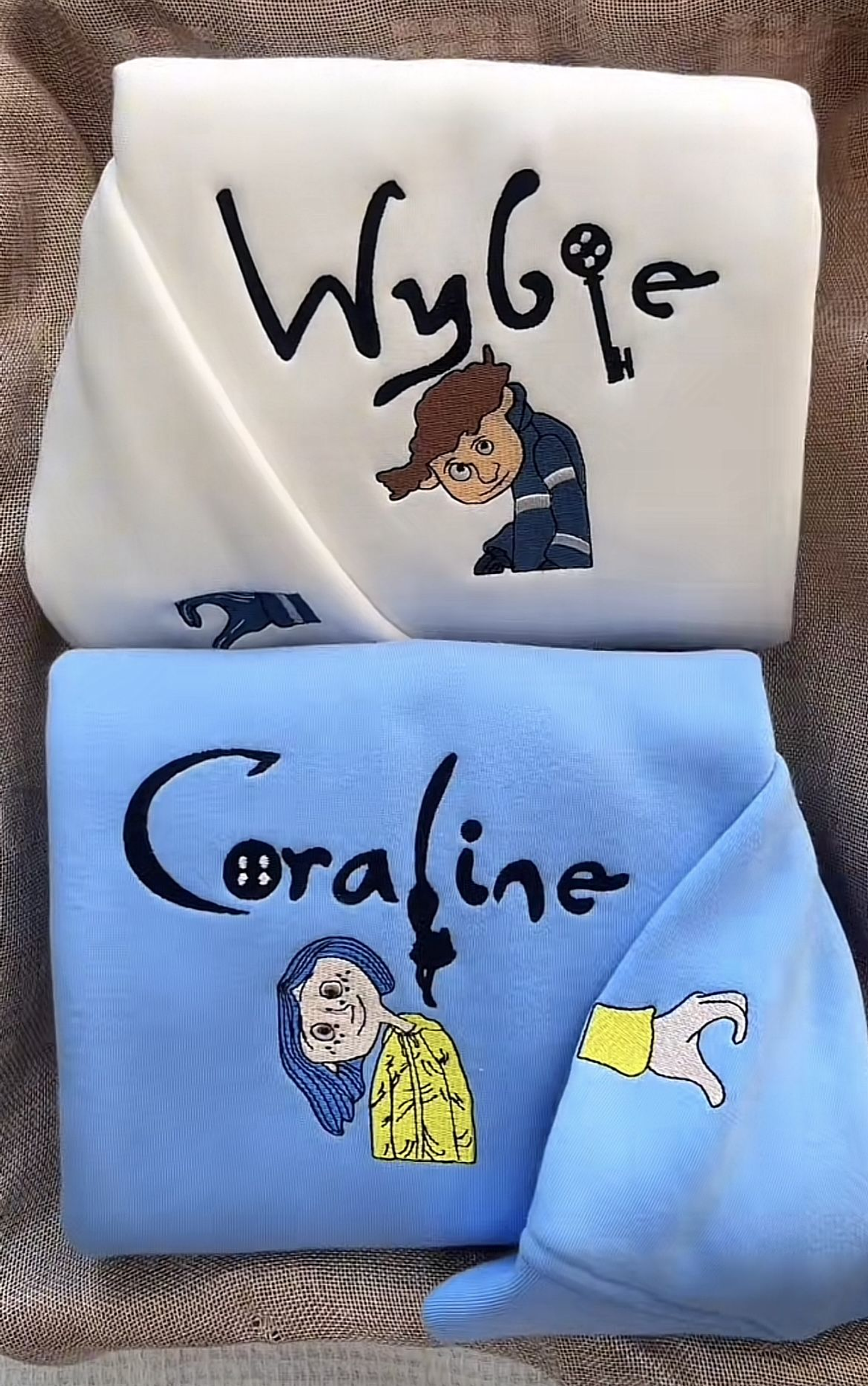 Pack Polerones Pareja Bordado Personalizado 1