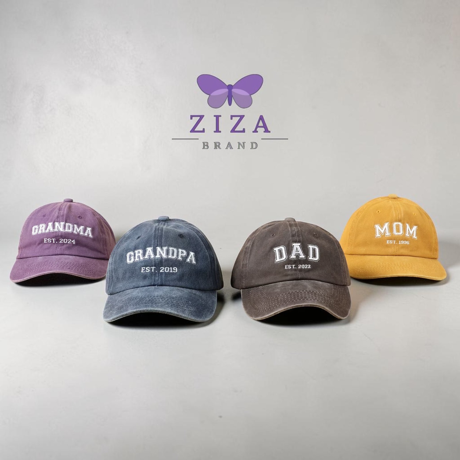 Pack Familiar Jockey Bordado (Mom, Dad, Grandma & Grandpa) – Edición Premium 1