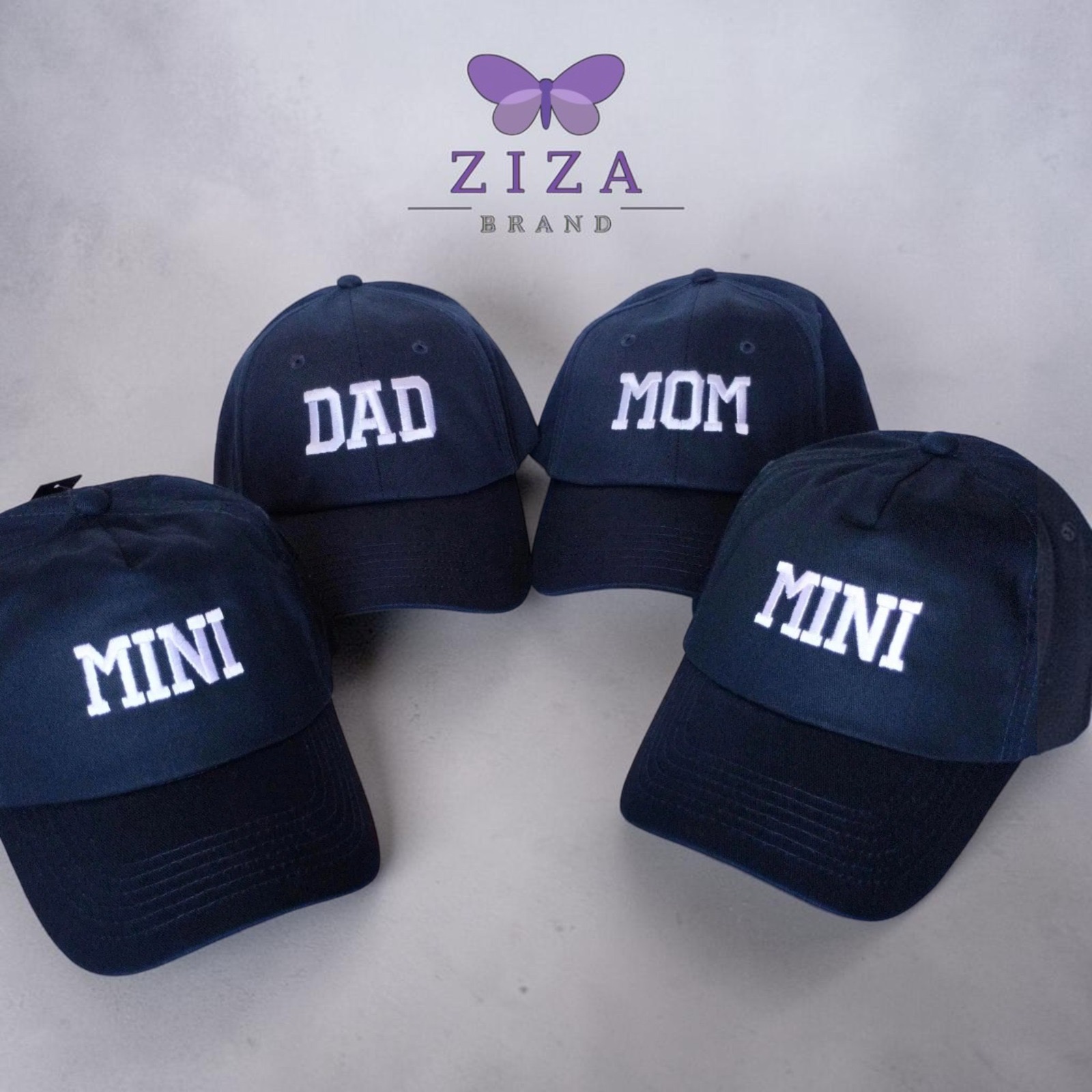 Pack Familiar Jockey Bordado Mom, Dad & Mini (x2) – Edición Familia 💜 1