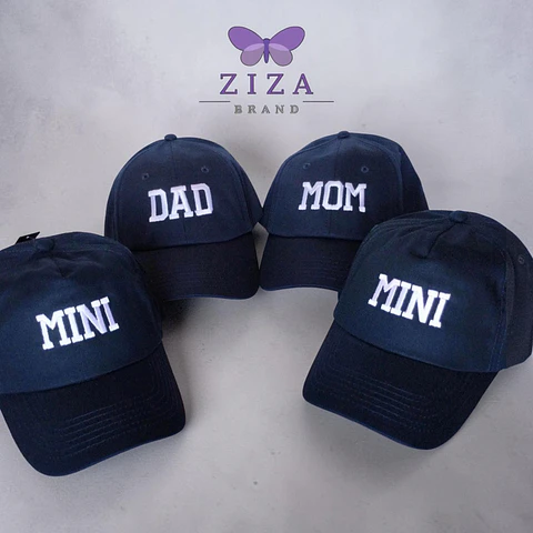 Pack Familiar Jockey Bordado Mom, Dad & Mini (x2) – Edición Familia 💜