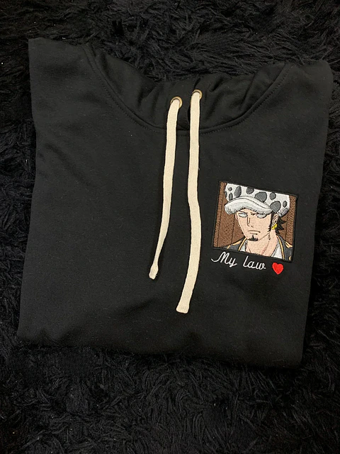 Hoodie Bordado Trafalgar Law My Law – One Piece | Ziza Brand