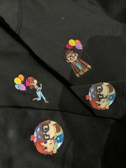 Hoodie Bordado Carl Russell Up Disney Pixar Aventura – | Ziza Brand