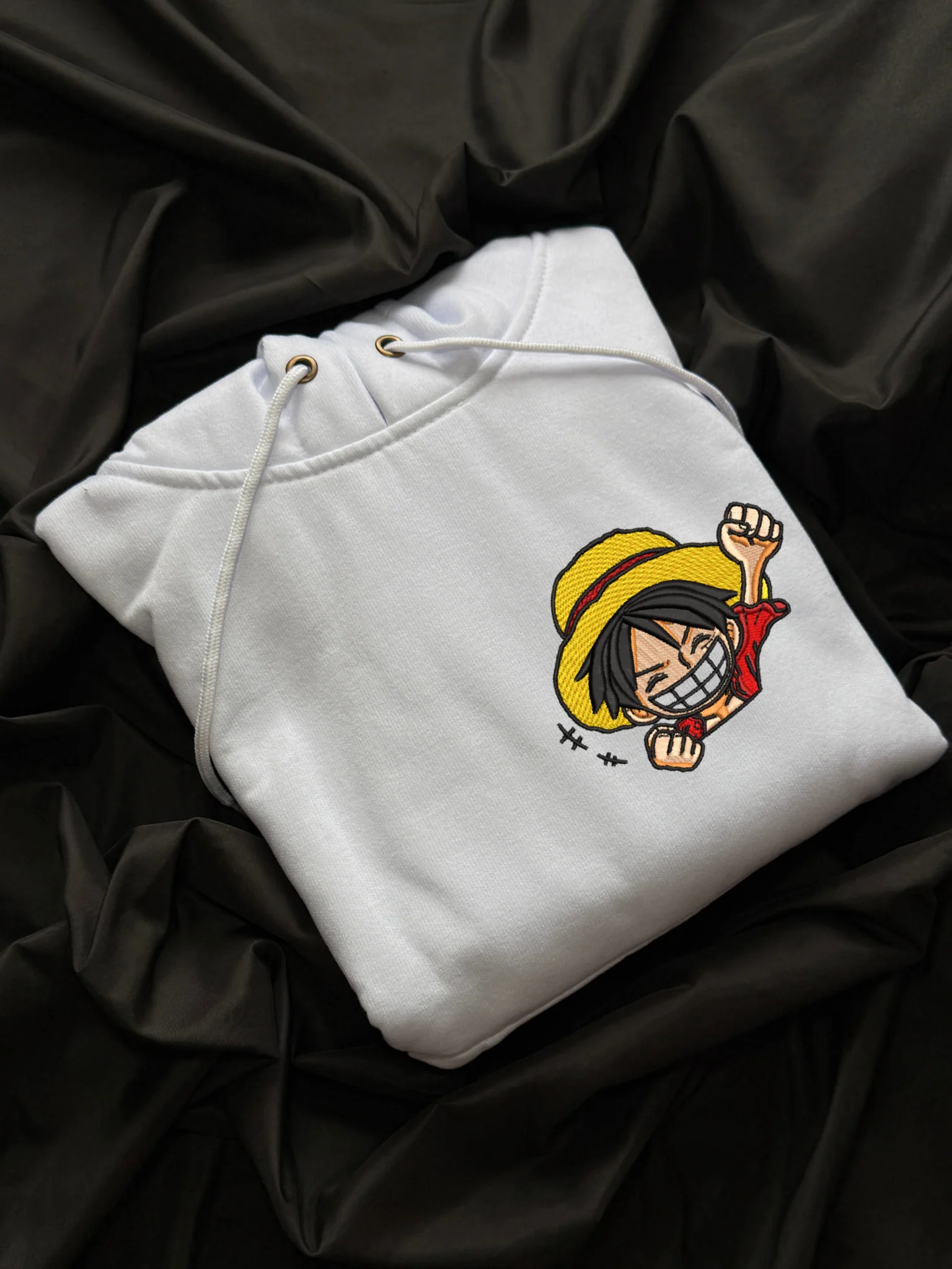 Hoodie Bordado Luffy Chibi Sombrero de Paja – One Piece | Ziza Brand 1