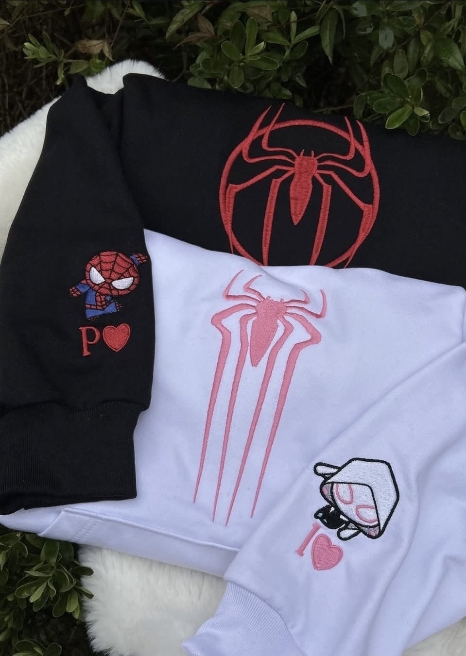 Pack de pareja Poleron personalizado Spiderman y Gwen Spider Man 1