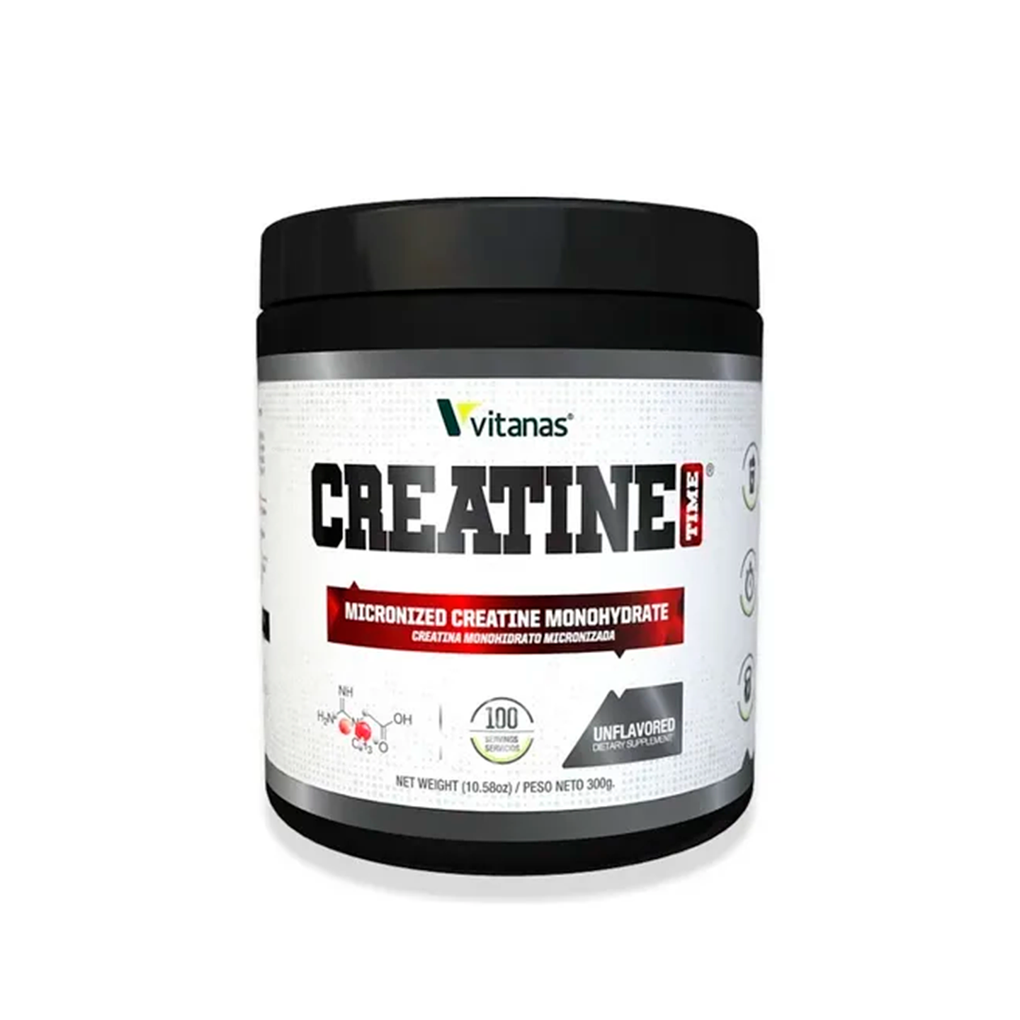 Creatina Time Vitanas 100 Servicios 1