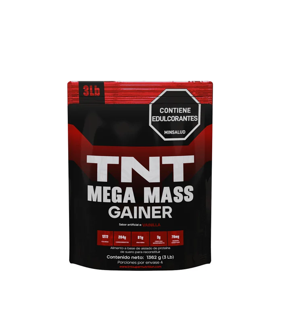 TNT Mega Mass Gainer 3 Libras 1