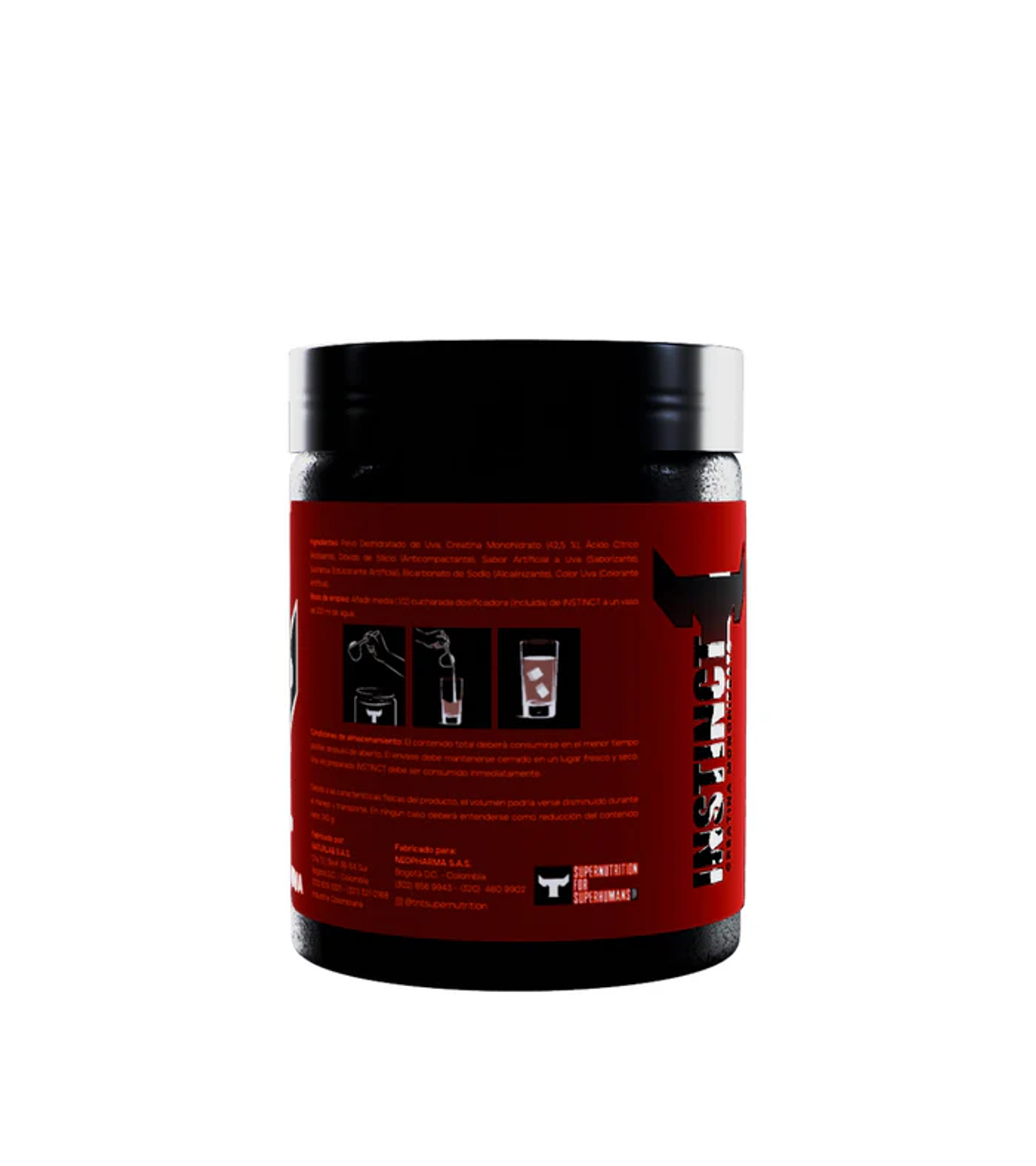 Creatina Instinct Monohidrato 240g - 30 Servicios 2
