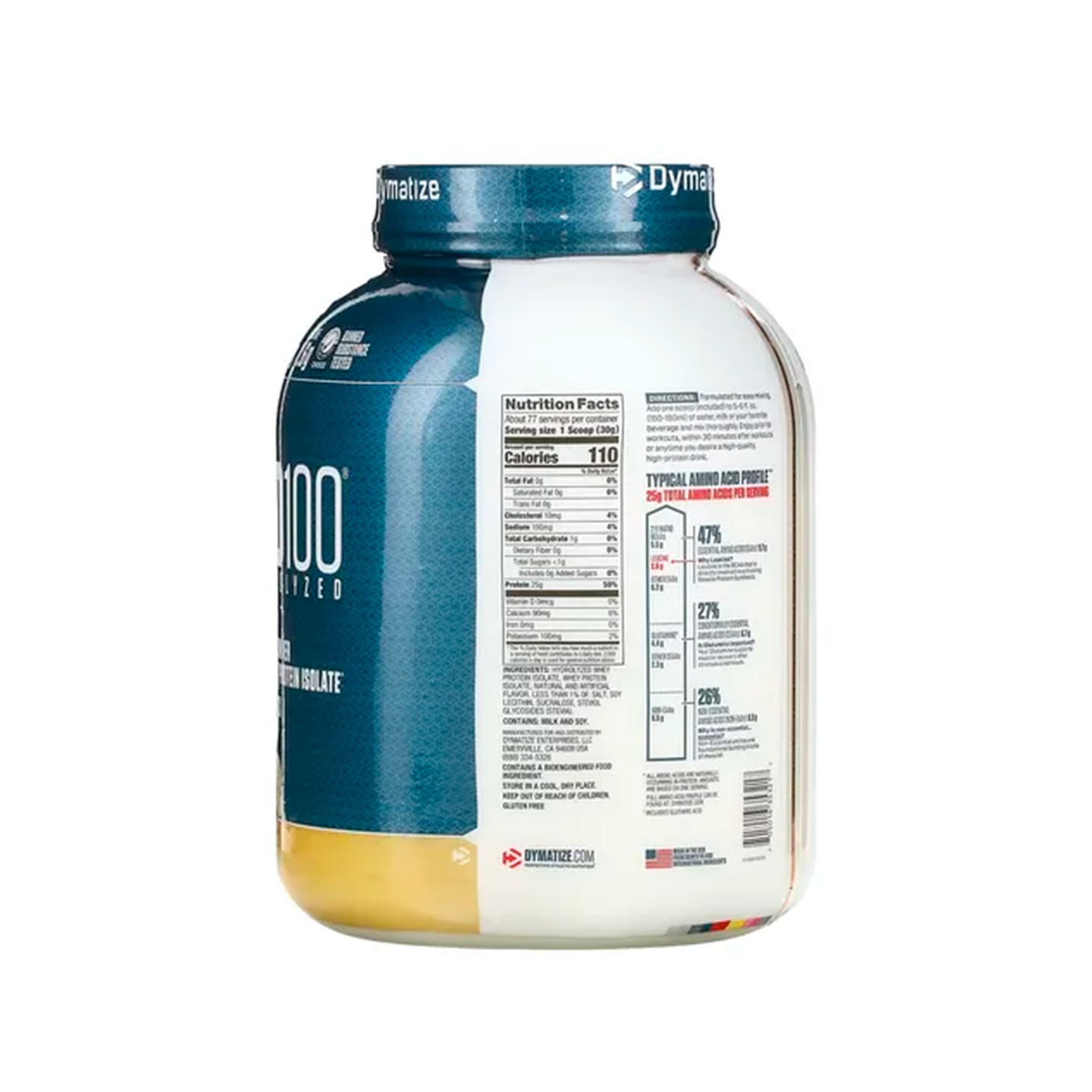 ISO 100 Dymatize 5 Libras Proteina Aislada 3