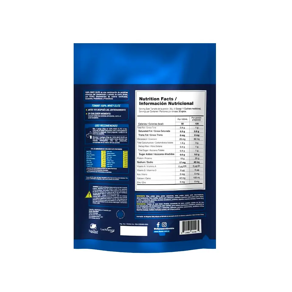 Whey Elite 100% 2 Libras 2