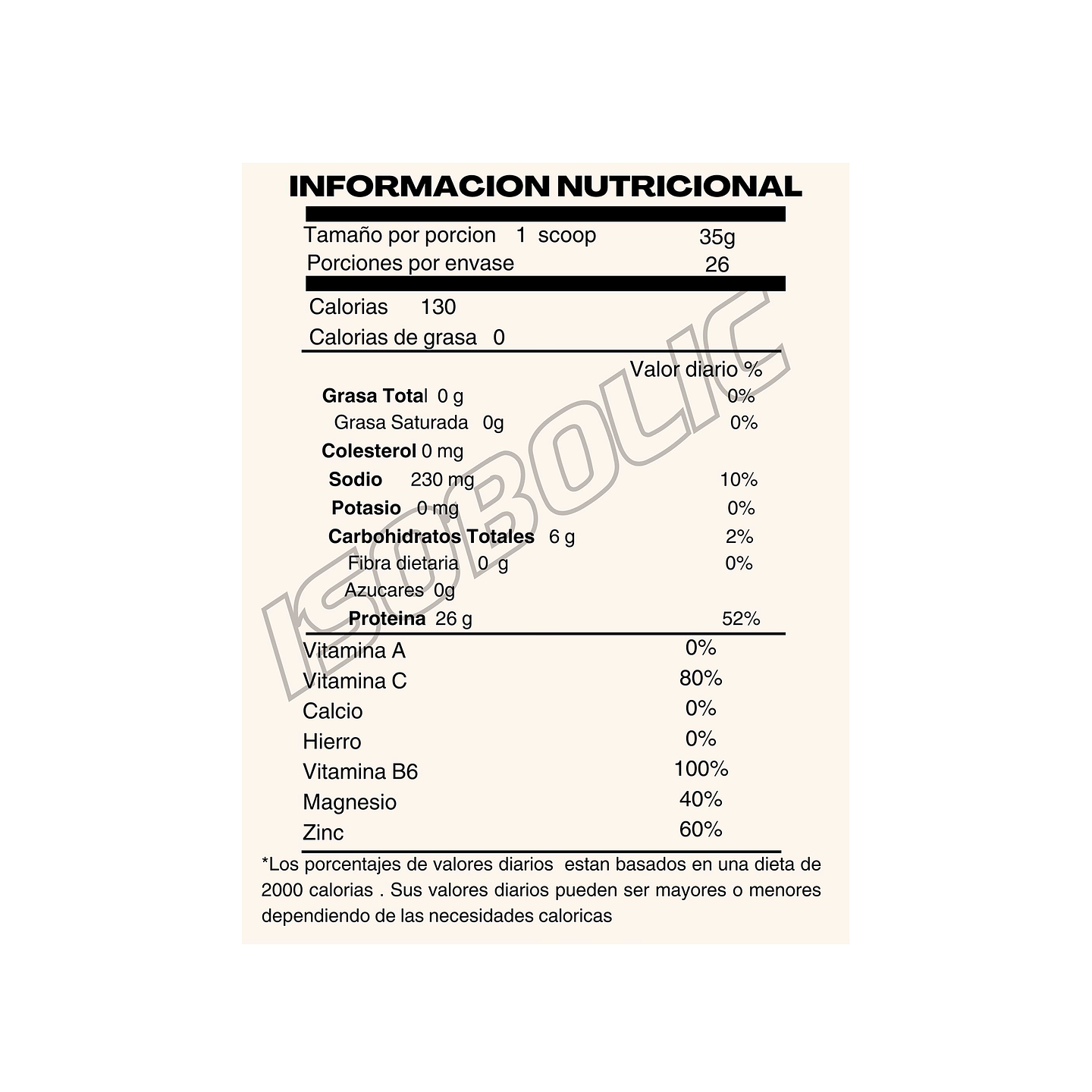  Isobolic 2 Libras Proteina Aislada 2