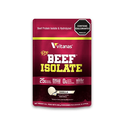 Pro Beef Isolate 2 Libras Vainilla Proteina Aislada de Carne