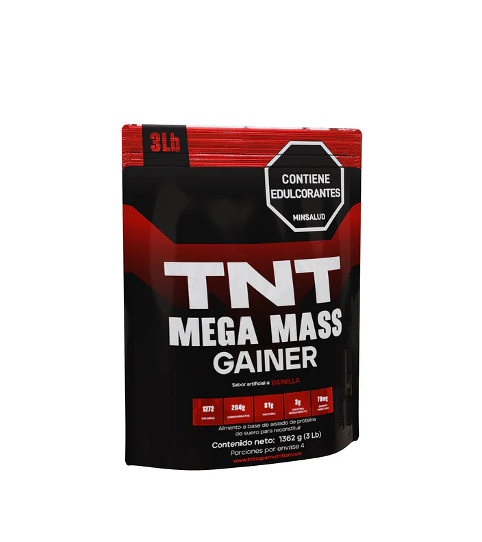 TNT Mega Mass Gainer 3 Libras 2