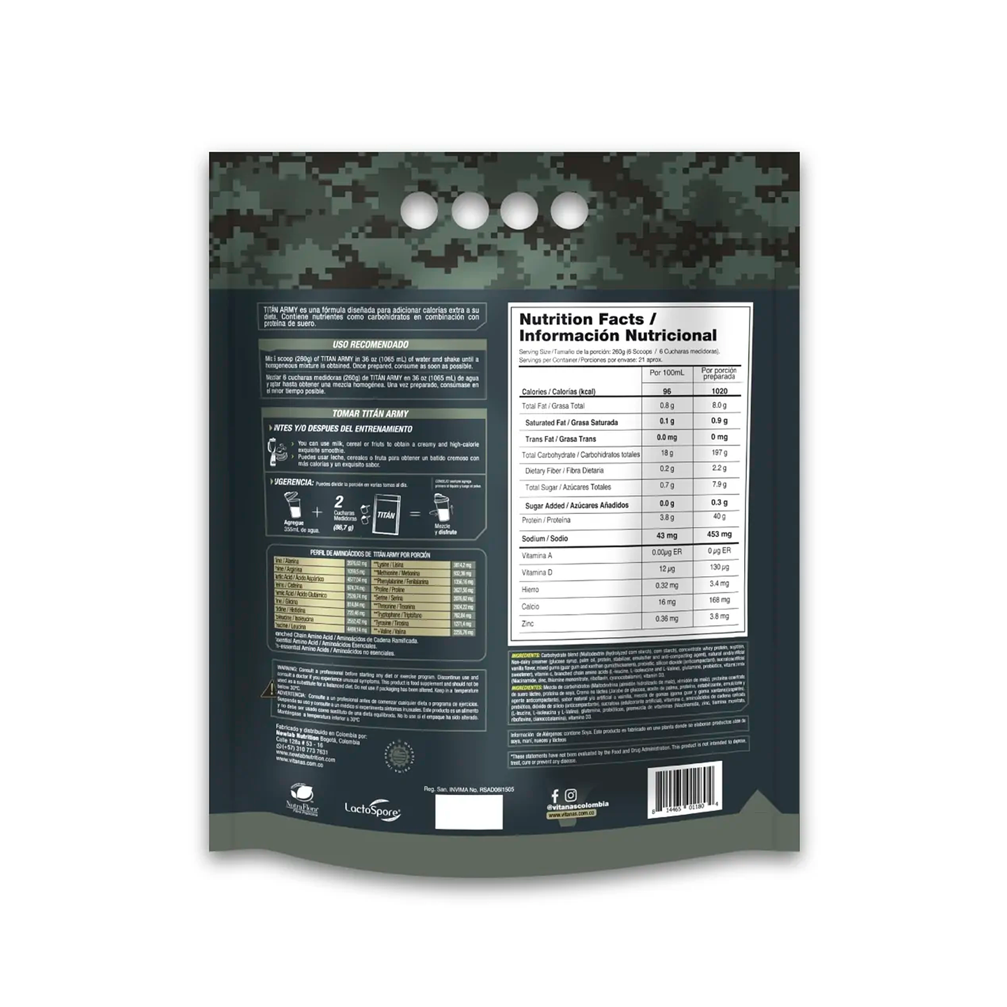 Titan Army 12 Vitanas Libras 2