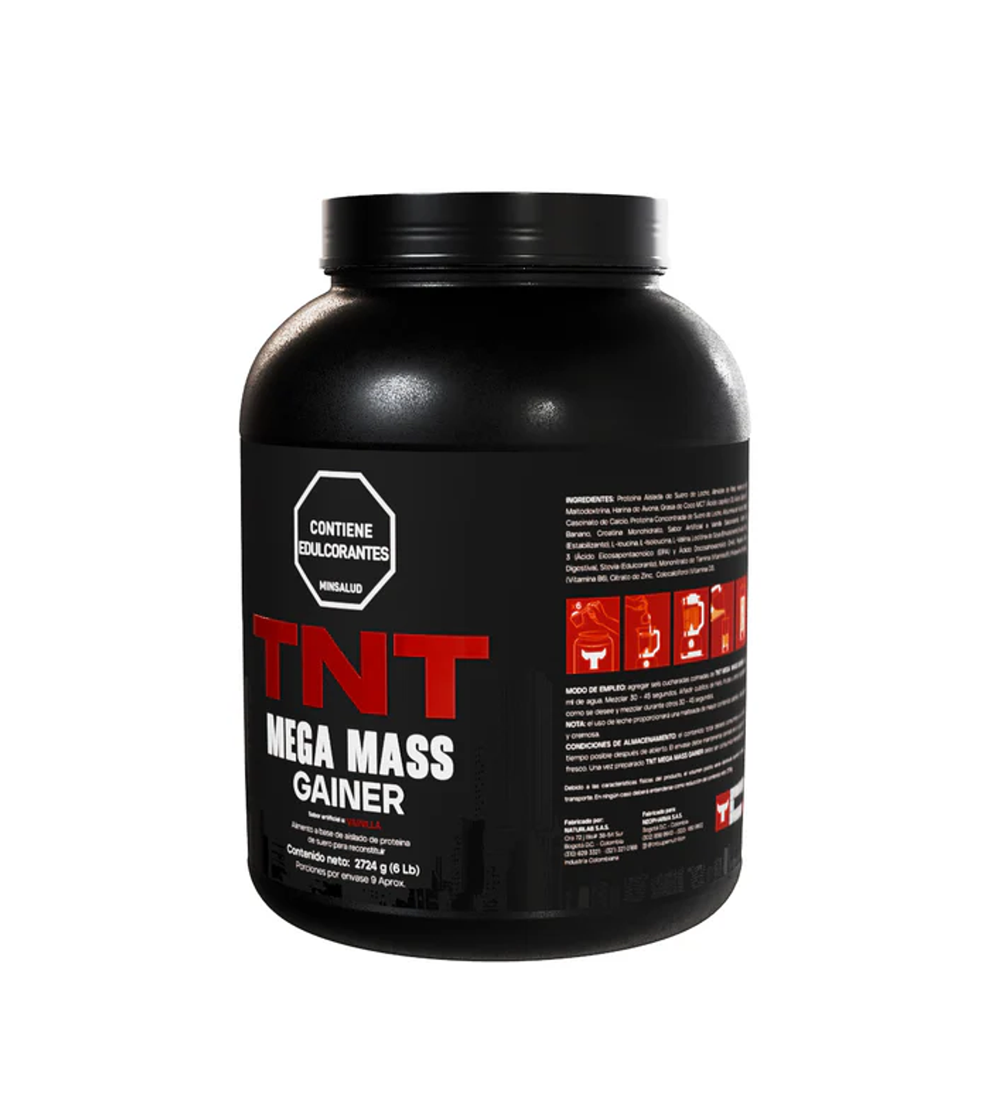 Tnt Mega Mass Gainer 6 Libras 4