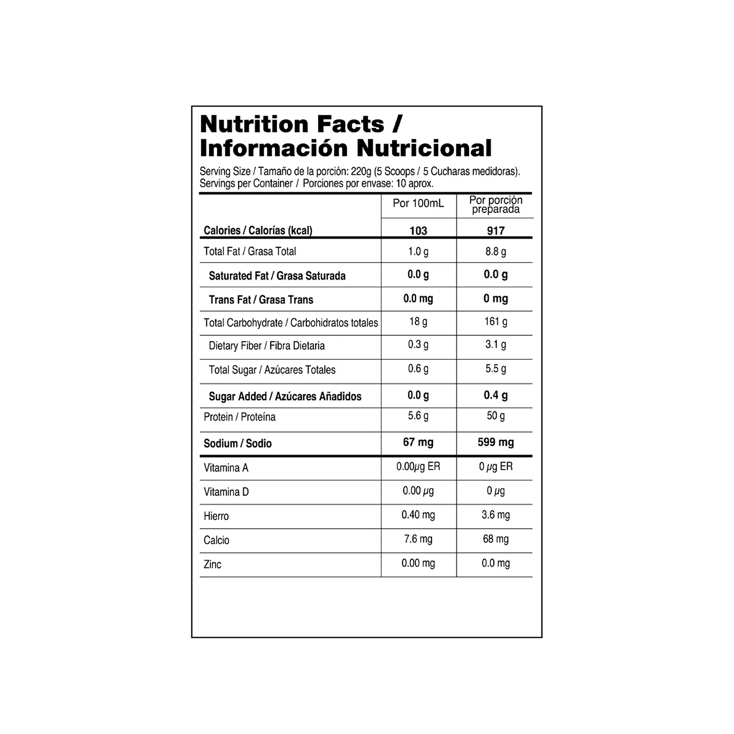 Titan Beef Mass 5 Libras  3