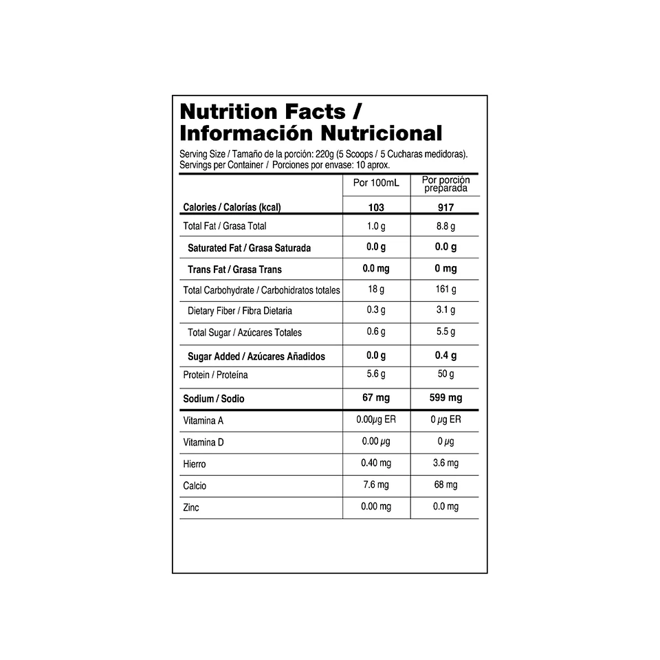 Titan Beef Mass 5 Libras  3