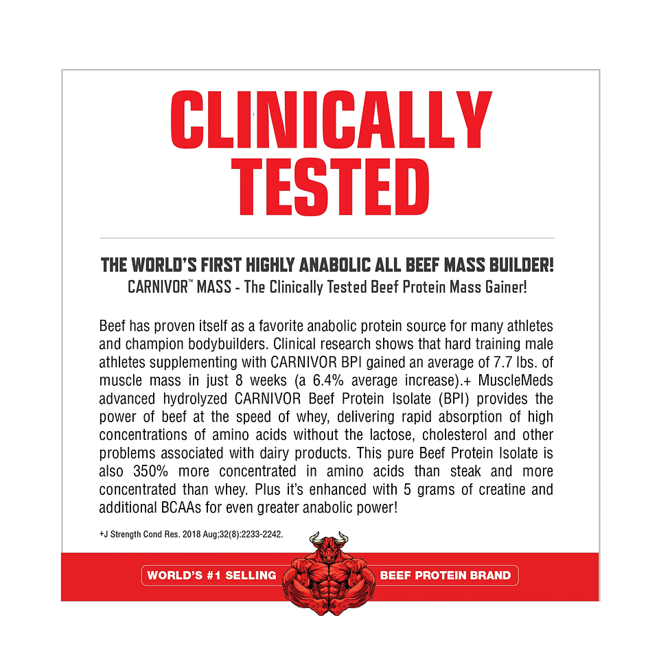 Carnivor Mass 6 Libras 3