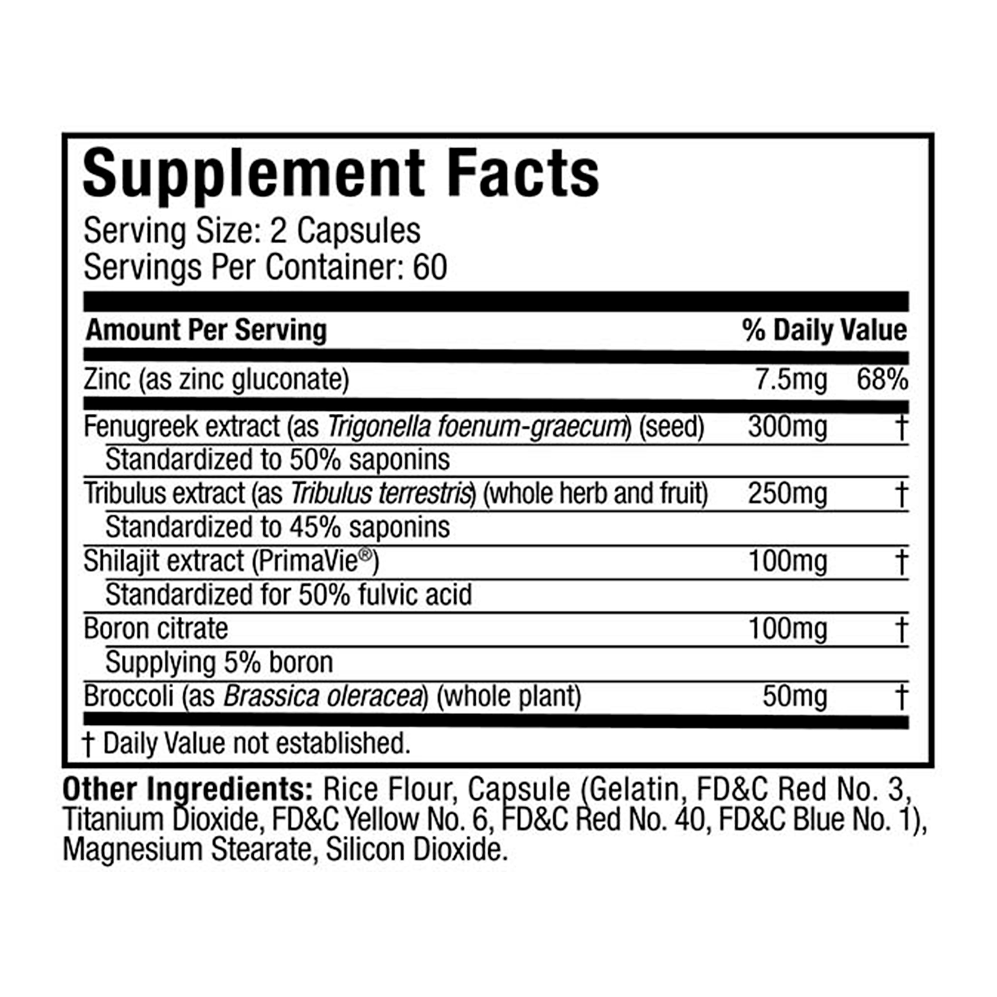 Test Hd Muscletech - 90 Capsulas - 45 Días 2