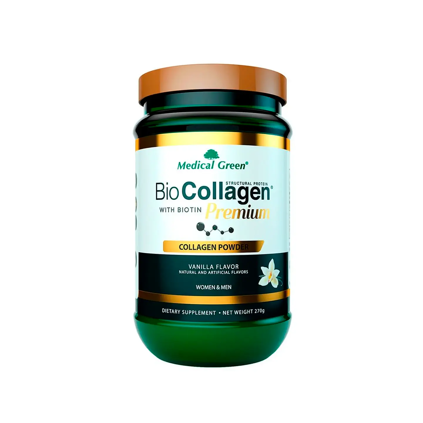 Biocollagen Premium Colágeno Con Biotina y Vitamina C 30 Servicios 1