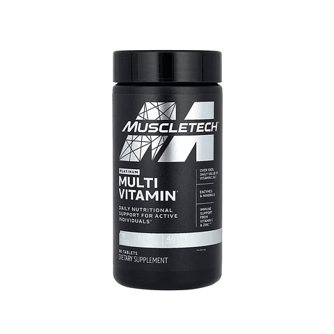 Platinum Multivitamin 90 Tabletas - 30 Servicios
