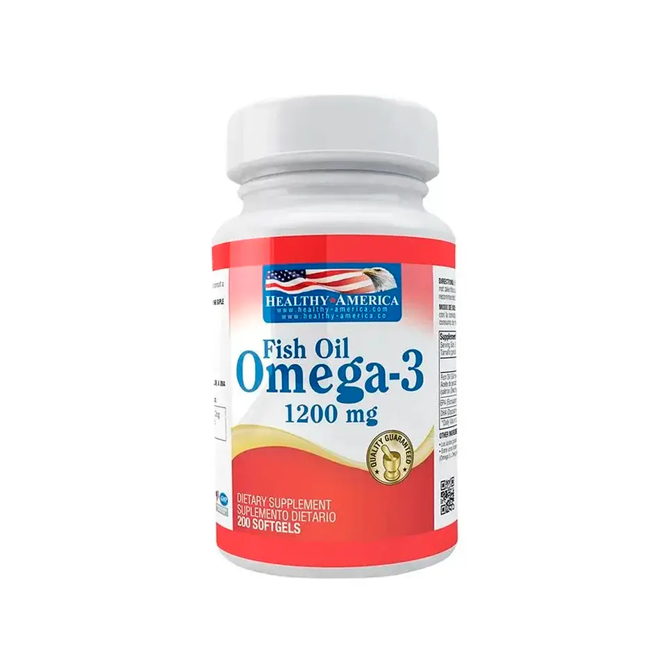 Omega 3 Fish Oil 1200mg - 200 Softgels 1