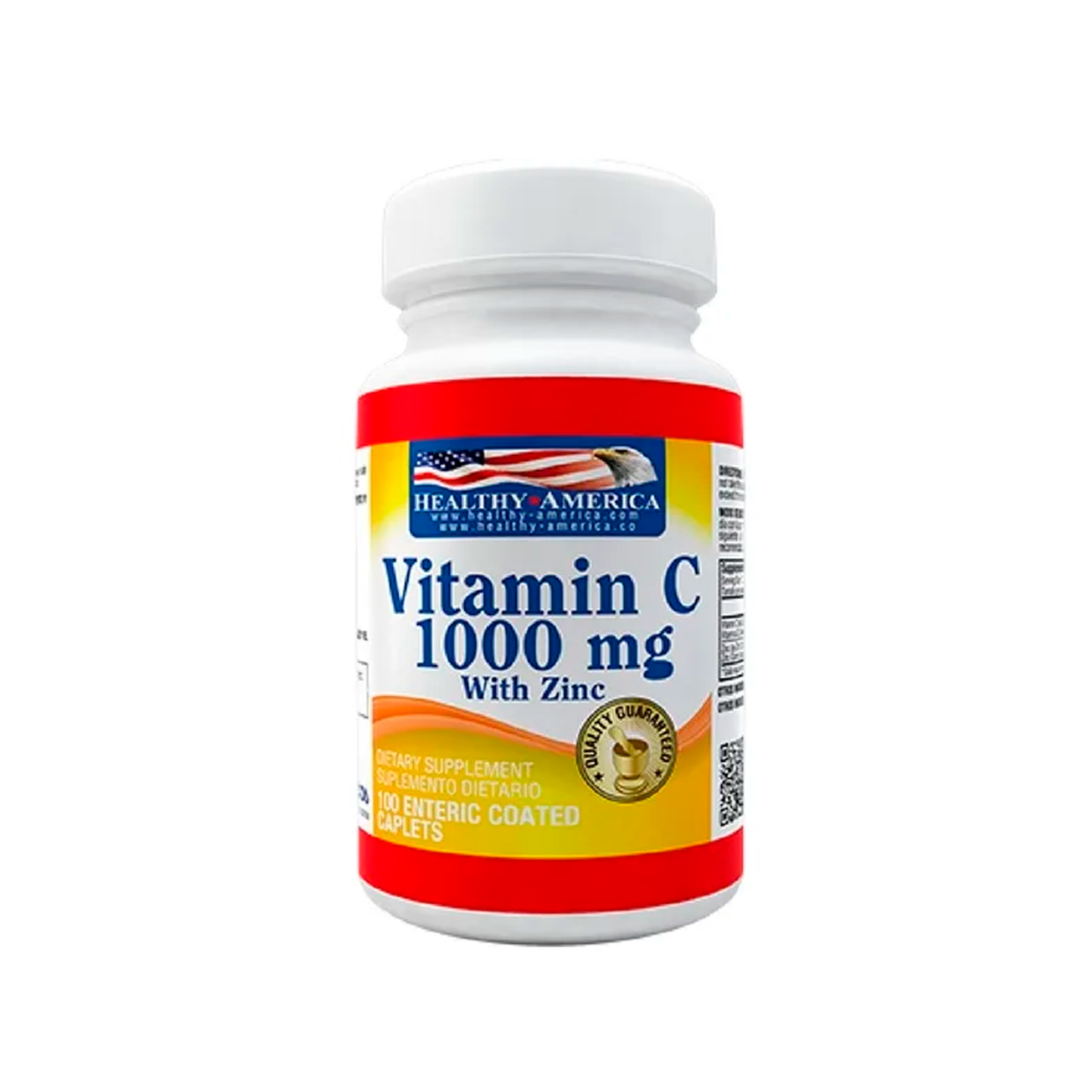 Vitamin C 1000mg con Zinc - 100 Tabletas 1
