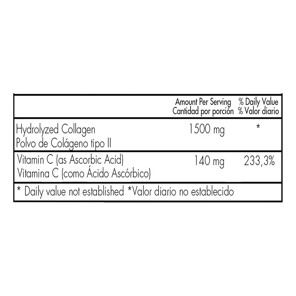 Complejo de Colágeno Hidrolizado con Vitamina C 1500mg 2