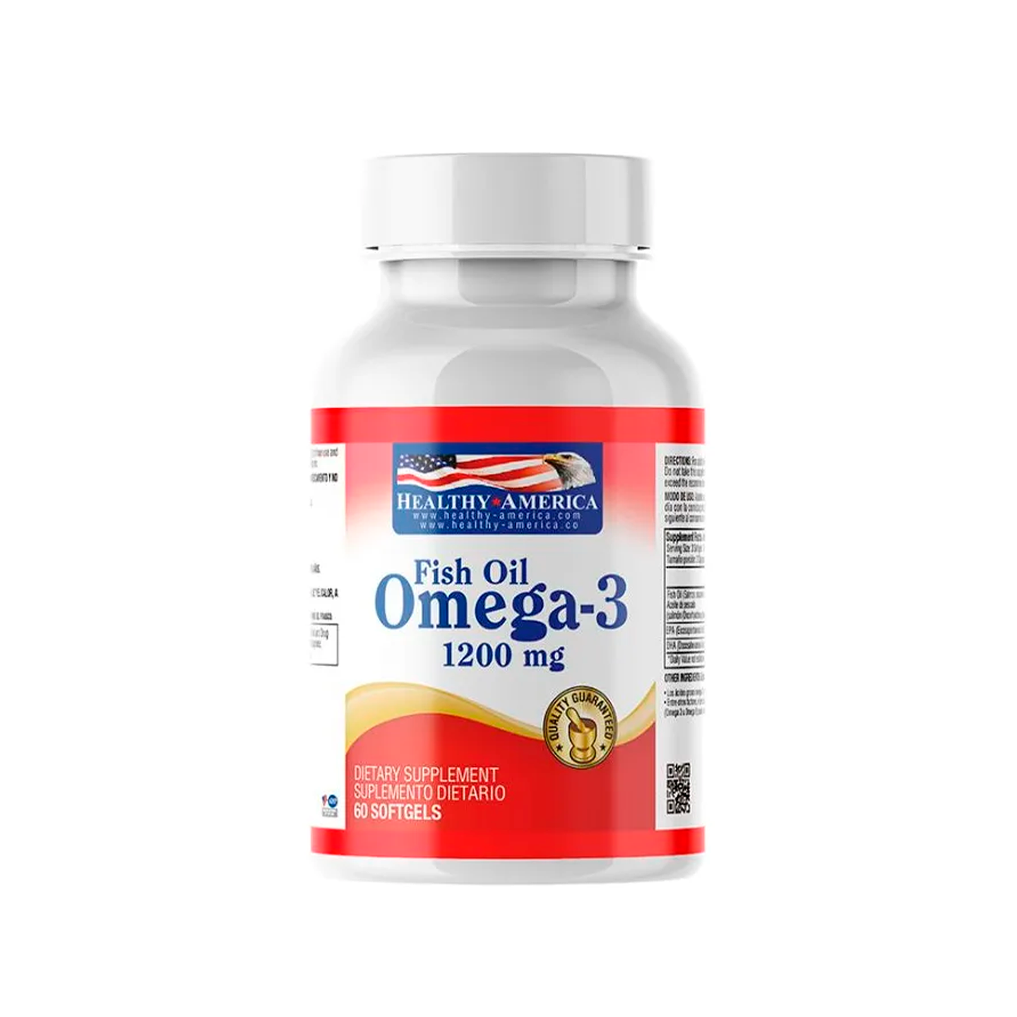 Omega 3 Fish Oil 1200mg - 60 Softgels 1