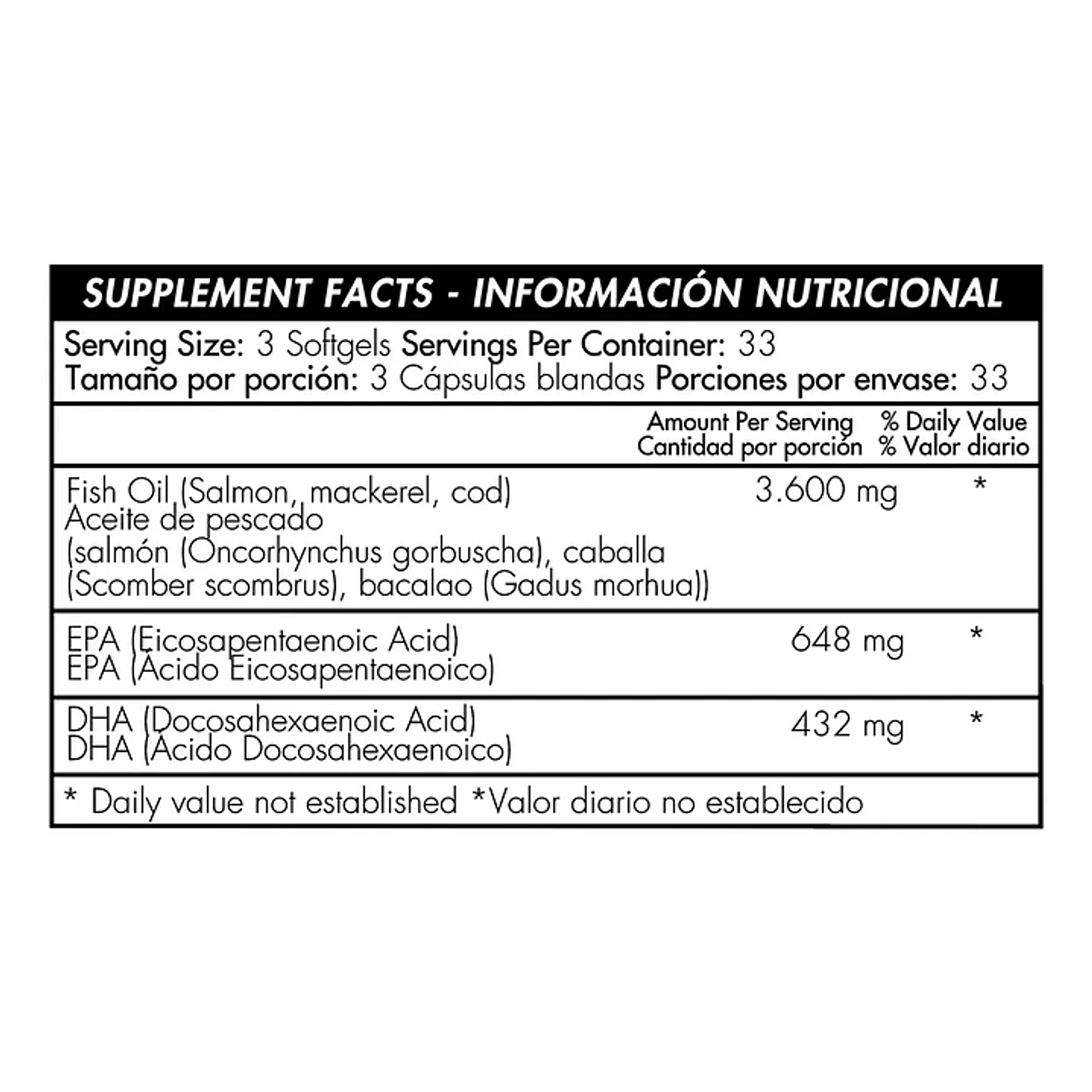 Omega 3 Fish Oil 1200mg - 60 Softgels 2