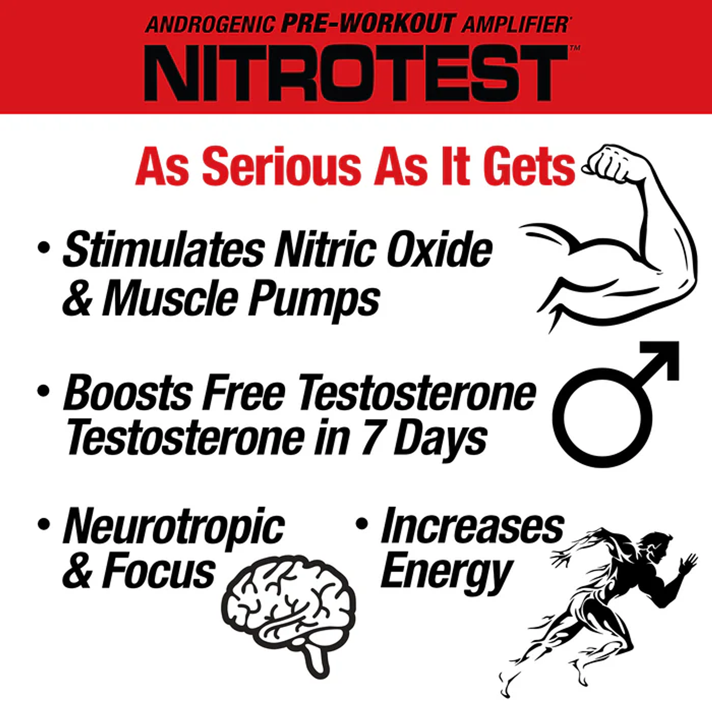 Nitrotest Pre Workout 30 Servicios 4
