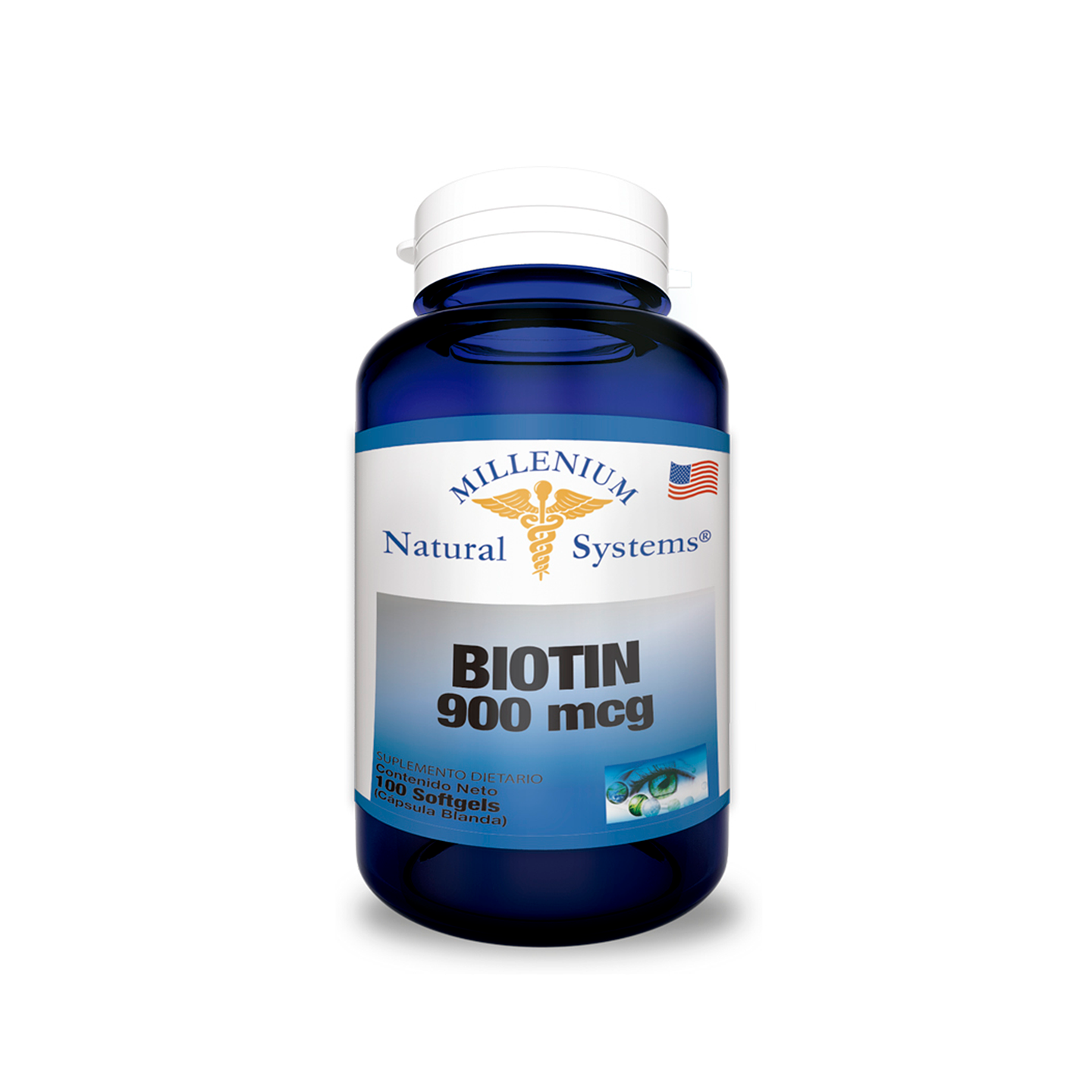 Biotin 900 mcg x 100 Softgels 1
