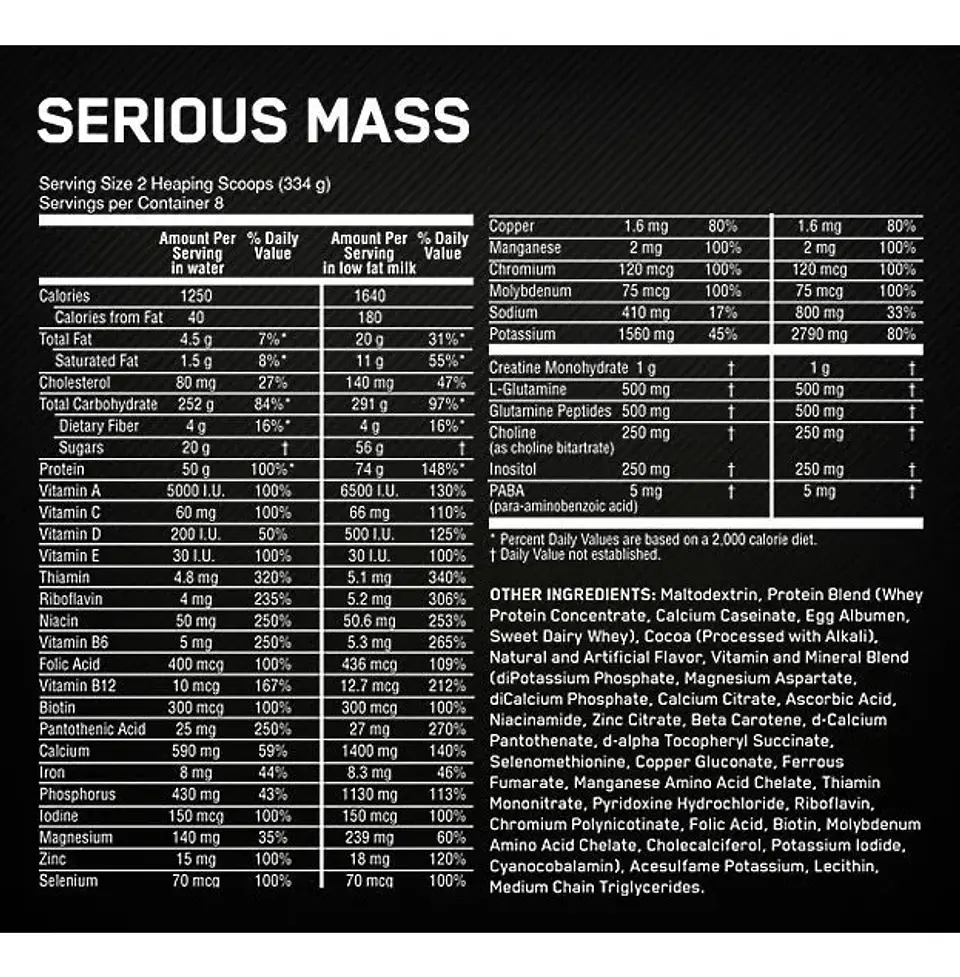 Serious Mass 6 Libras On 2