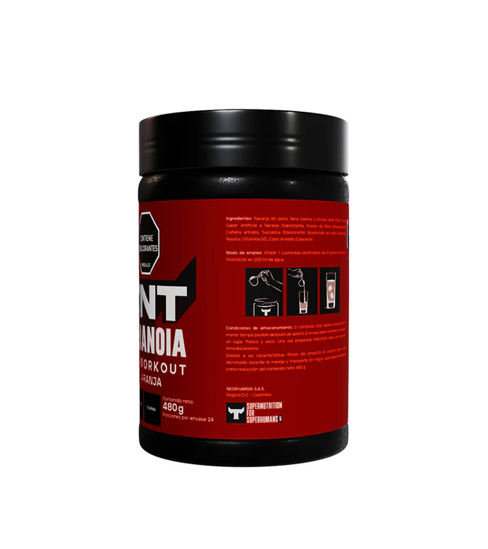 Paranoia Prework Tnt 450g 2